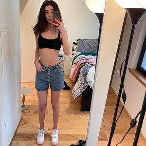 Pepe Jeans Classic Blue Denim Shorts